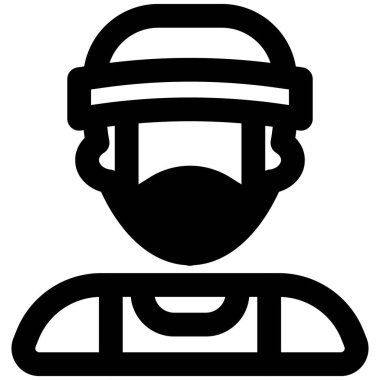 Maske takan profesyonel boksör.