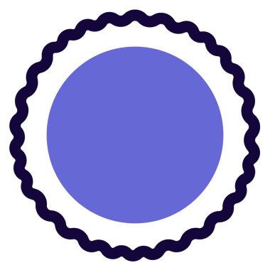 Yumurta tartı çizgi vektör simgesi