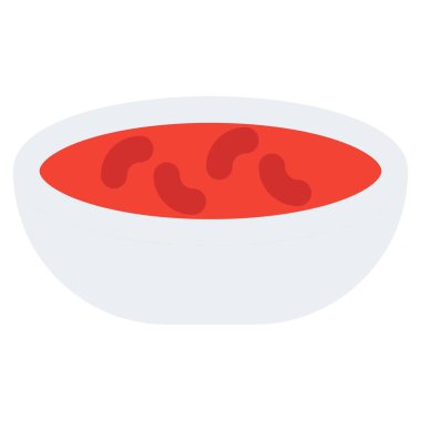 Acı sos çizgisi simgesi seti