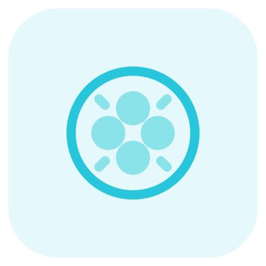 Köfte çizgisi simgesi seti