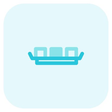 Pişmiş tofu dış hat vektör simgesi