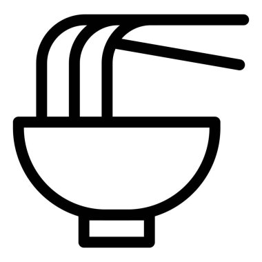 Lezzetli erişte ikonu seti