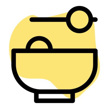 Lezzetli köfte taslak simgesi seti