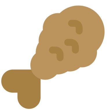 Kızarmış balık hattı simgesi seti