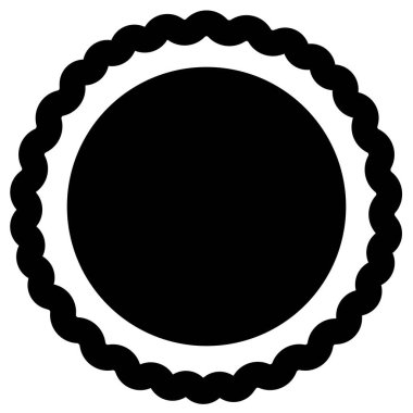 Yumurta tartı çizgi vektör simgesi