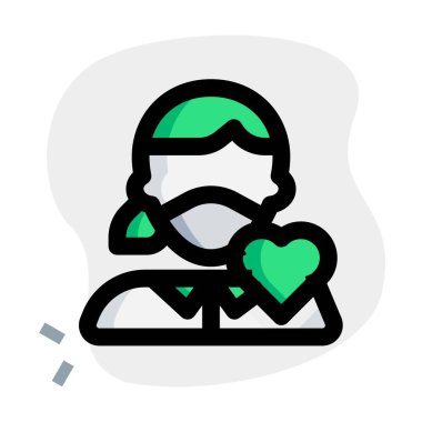 At kuyruklu kadın psikolog maske takıyor.