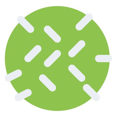 Kelepon gıda ana hatları simgesi seti