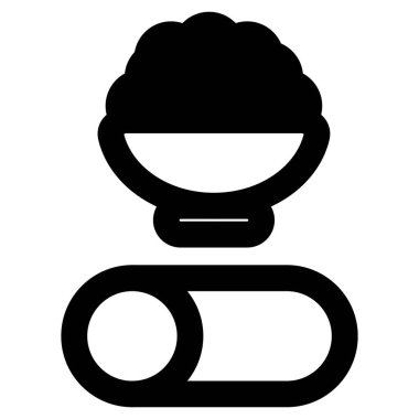 Timbel pirinç ışığı simgesi seti