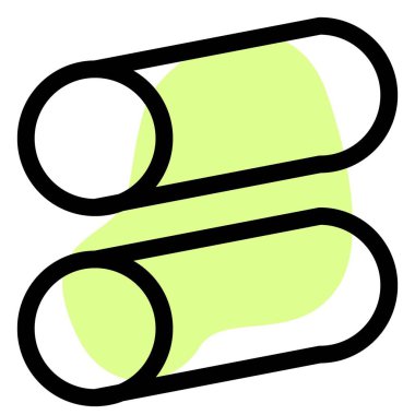 Putu kek ana hatları simgesi seti