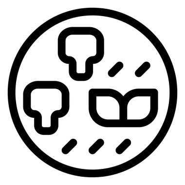 Kuyruk çorbası ikonu seti