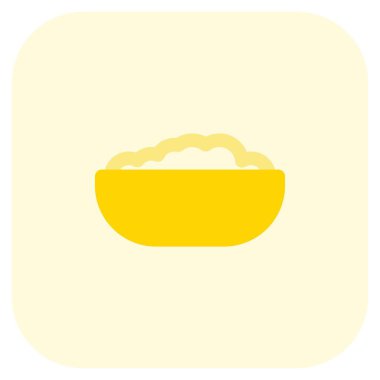 Kızarmış pirinç normal vektör simgesi