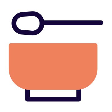 Soto çorba hattı simgesi seti