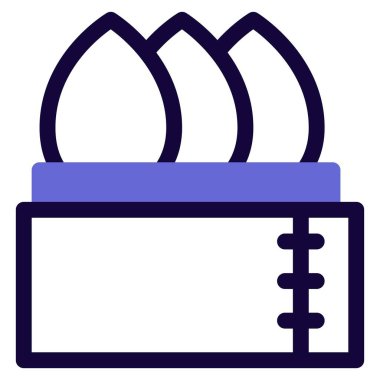 Buharda pişirilmiş momomolar düzenli vektör simgesi