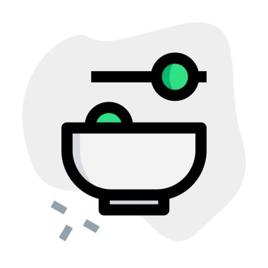 Lezzetli köfte taslak simgesi seti