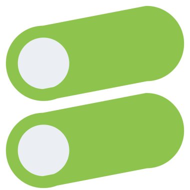 Putu kek ana hatları simgesi seti