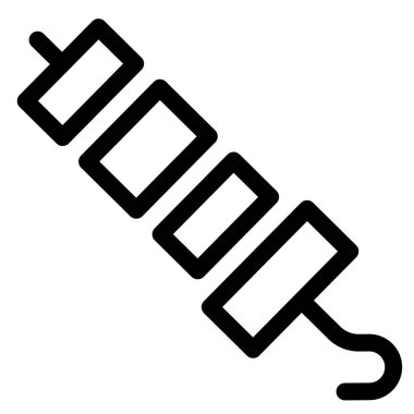 Izgara et hattı simgesi seti