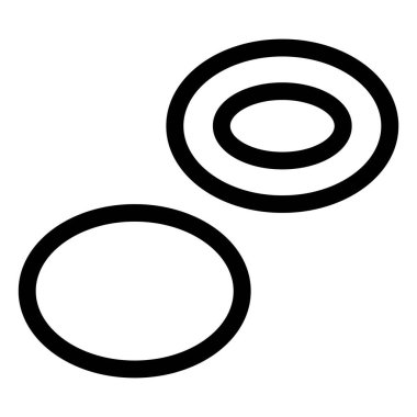 Nuomici gıda ana hatları vektör simgesi