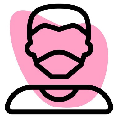 Güvenlik kıyafeti olarak maske takan profesyonel bir dublör..