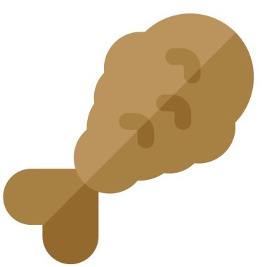 Kızarmış balık hattı simgesi seti