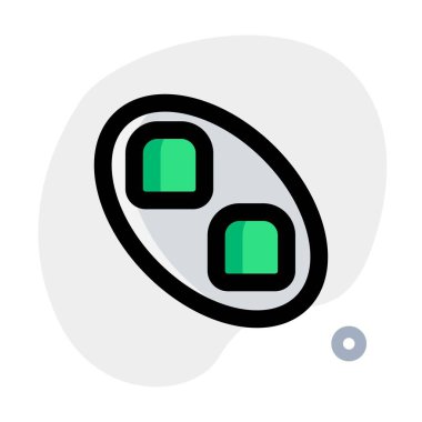 Doldurulmuş popiah normal vektör simgesi