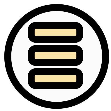 Zhaliang yemek çizgisi vektör simgesi