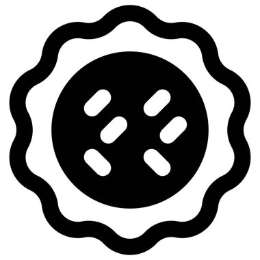 Tatlı martabak ana hatları simgesi seti