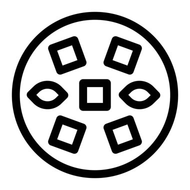 Tempe orek satır simgesi seti