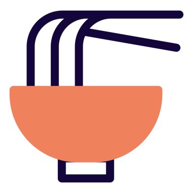 Lezzetli erişte ikonu seti