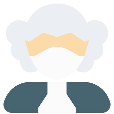 Maske takarak mahkeme salonu yargıcı olmak..