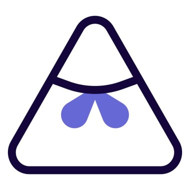 Zongzi çanak düzenli vektör simgesi