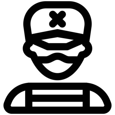 Korunmak için maske takan erkek tamirci