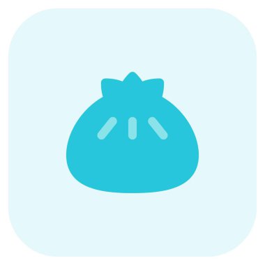 Mantou gıda ana hatları vektör simgesi