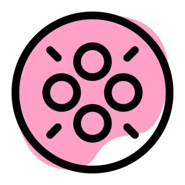 Köfte çizgisi simgesi seti