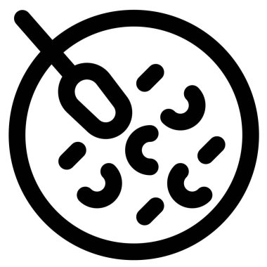 Kırmızı fasulye çorbası ana hatlı vektör simgesi