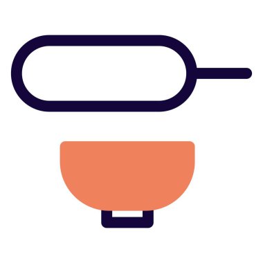 Bükülmüş satay ışık simgesi seti sundu