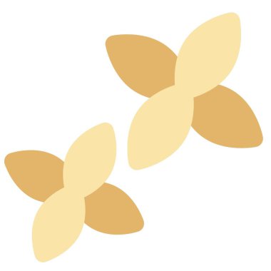 Youtiao donut ana hatları vektör simgesi