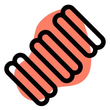 Youtiao Çin hamur tatlısı düzenli vektör simgesi