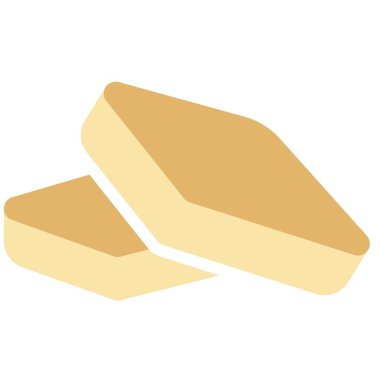 Şalgam keki çizgisi vektör simgesi