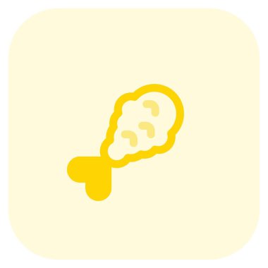 Kızarmış balık hattı simgesi seti