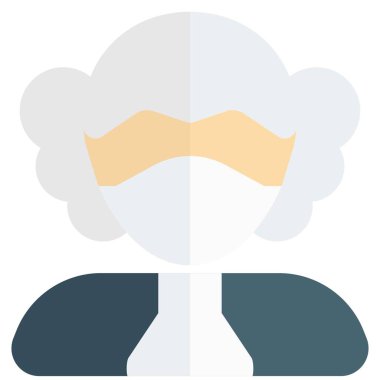 Maske takarak mahkeme salonu yargıcı olmak..