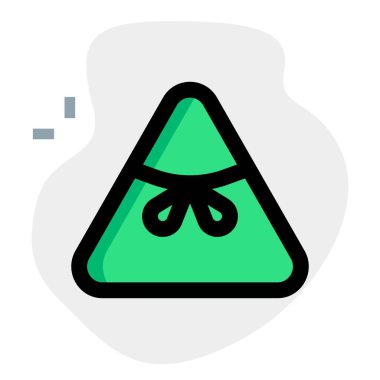 Zongzi çanak düzenli vektör simgesi