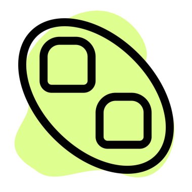 Doldurulmuş popiah normal vektör simgesi