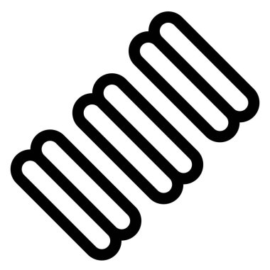 Youtiao Çin hamur tatlısı ışık vektör simgesi