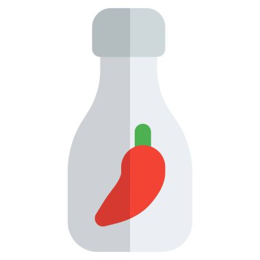 Acı sos hattı simgesi seti