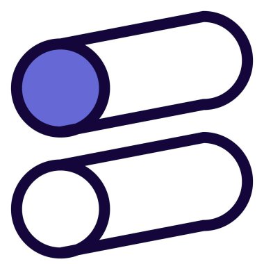 Putu kek ana hatları simgesi seti