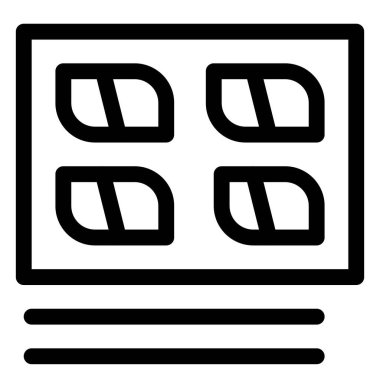 Yemek çubuklarıyla servis edilen saşimi tabağı.