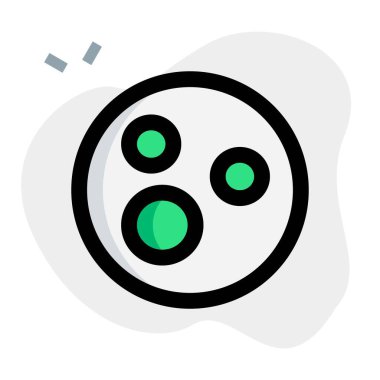 Lezzetli samur çerez ana hatları vektör çizimi