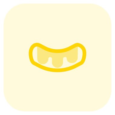 Chocolaty eclairs çizgi vektör simgesi