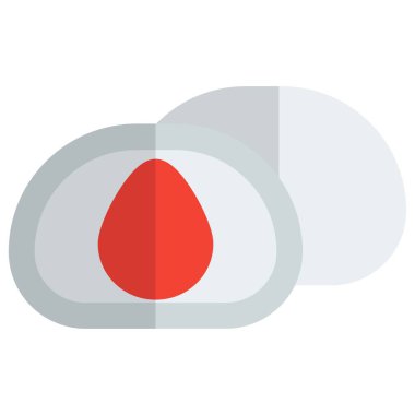 Doldurulmuş daifuku ışık simgesi vektörü