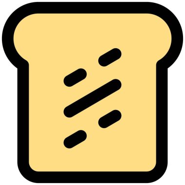 Kızarmış ekmek dilimi.